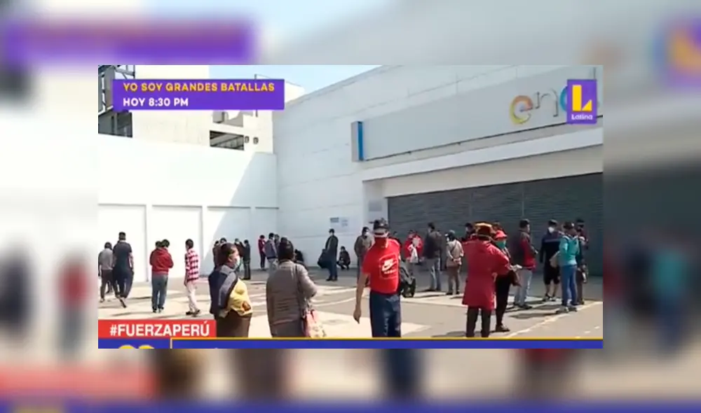 Enel se quedó sin luz durante atención a consumidores. Foto: Captura Enel se quedó sin luz durante atención a consumidores. Foto: Captura