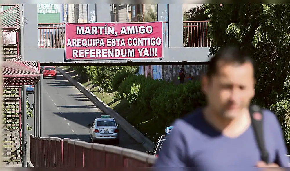Arequipa: grupos de ciudadanos exigen referéndum y recolectarán firmas 