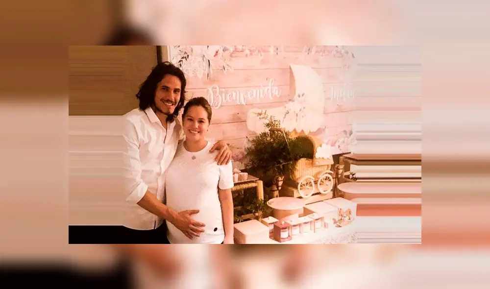 Edinson Cavani presenta a su hija recién nacida con este video 