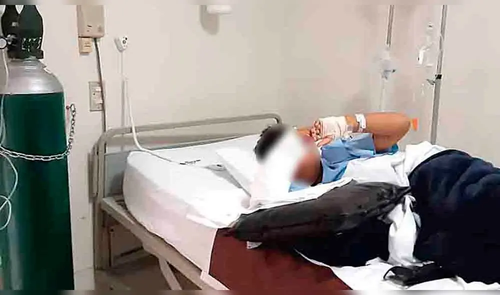 Menor padece de un tumor maligno. Menor padece de un tumor maligno.