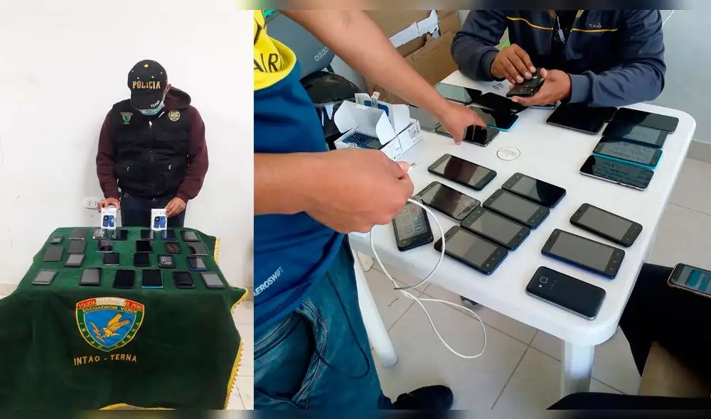 Personal del Grupo Terna decomisó equipos celulares de dudosa procedencia en Chiclayo. Personal del Grupo Terna decomisó equipos celulares de dudosa procedencia en Chiclayo.