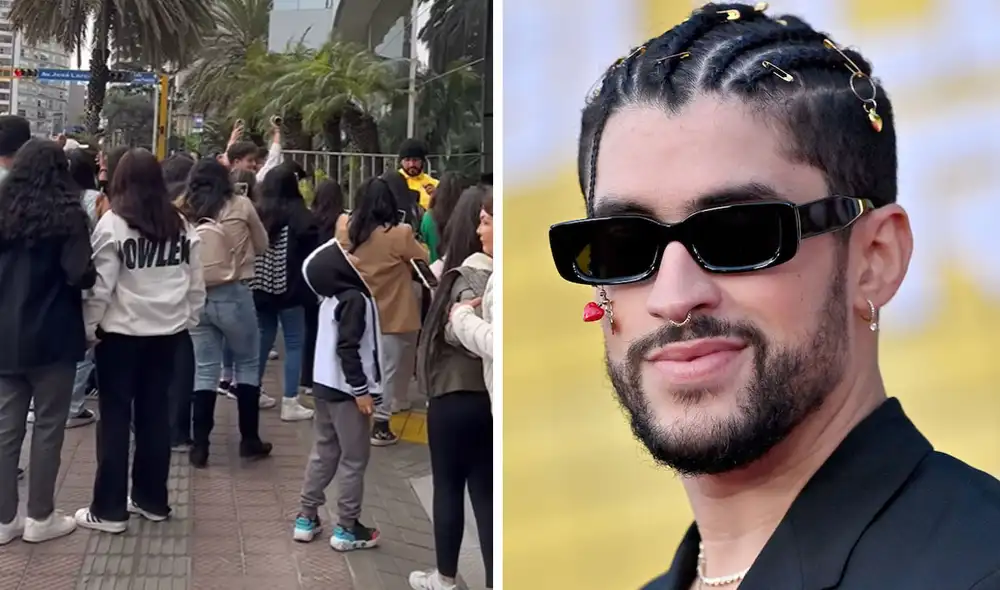 Bad Bunny ya se encuentra en Lima para sus dos conciertos en el Estadio Nacional. Foto: Instagram Valeria Saavedra/EFE