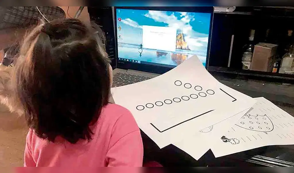 abandonados. Los menores de la educación inicial abandonaron clases debido a la falta de internet o una computadora.