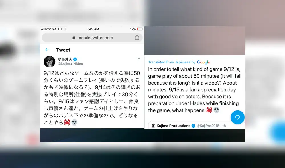Kojima asegura 80 minutos de gameplay de Death Stranding en el TGS.