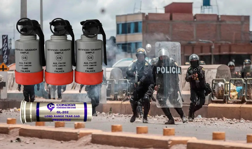 Policía compró cartuchos y granadas lacrimógenas en el marco de las investigaciones. Foto: Difusión Policía compró cartuchos y granadas lacrimógenas en el marco de las investigaciones. Foto: Difusión