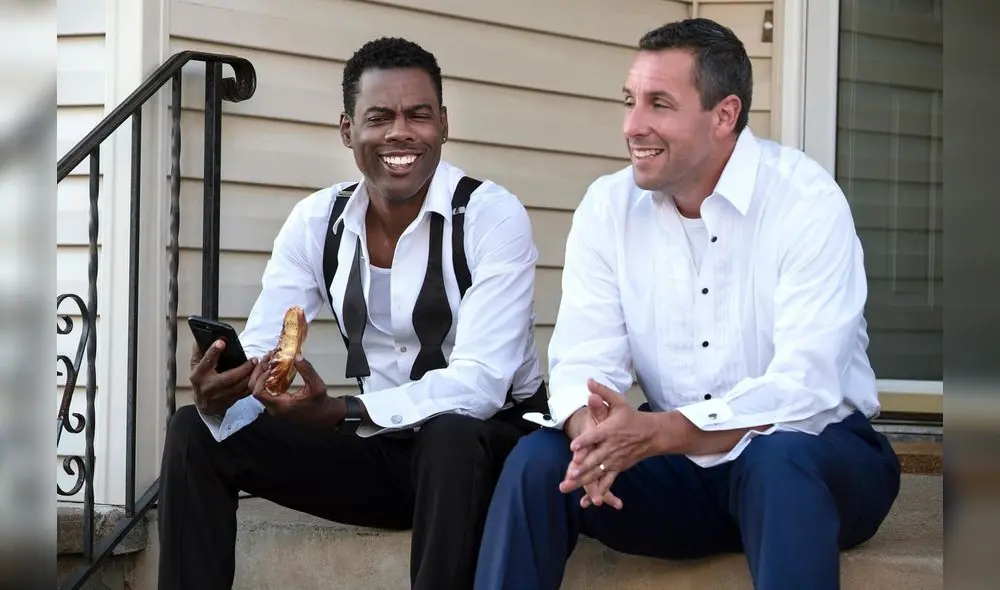 Adam Sandler y Chris Rock comparten escena en esta película de comedia. (Foto: Internet)