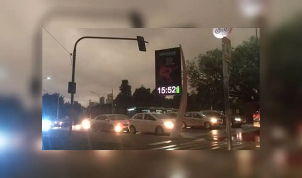 Especialistas dijeron que el fenómeno se formó por el incendio en la Amazonía y el clima en Sao Paulo. Foto: Twitter