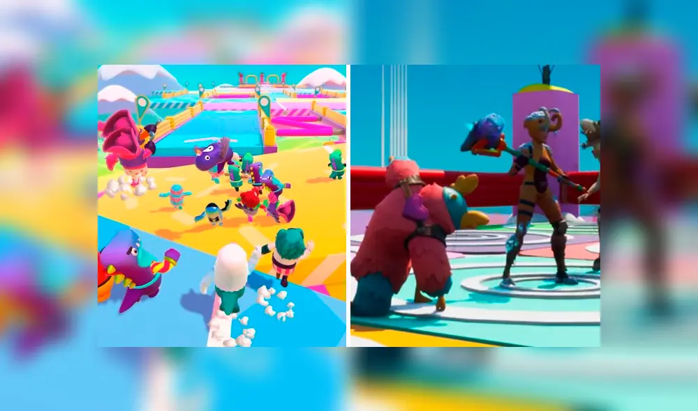 Fortnite ahora tiene su propio modo al estilo de 'Fall Guys'. Imagenes: YouTube/Fortnite.