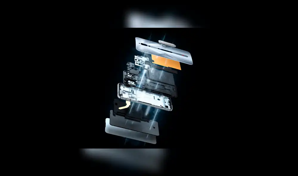 Los componentes internos del Nubia Red Magic 5S. | Foto: Red Magic. Los componentes internos del Nubia Red Magic 5S. | Foto: Red Magic.