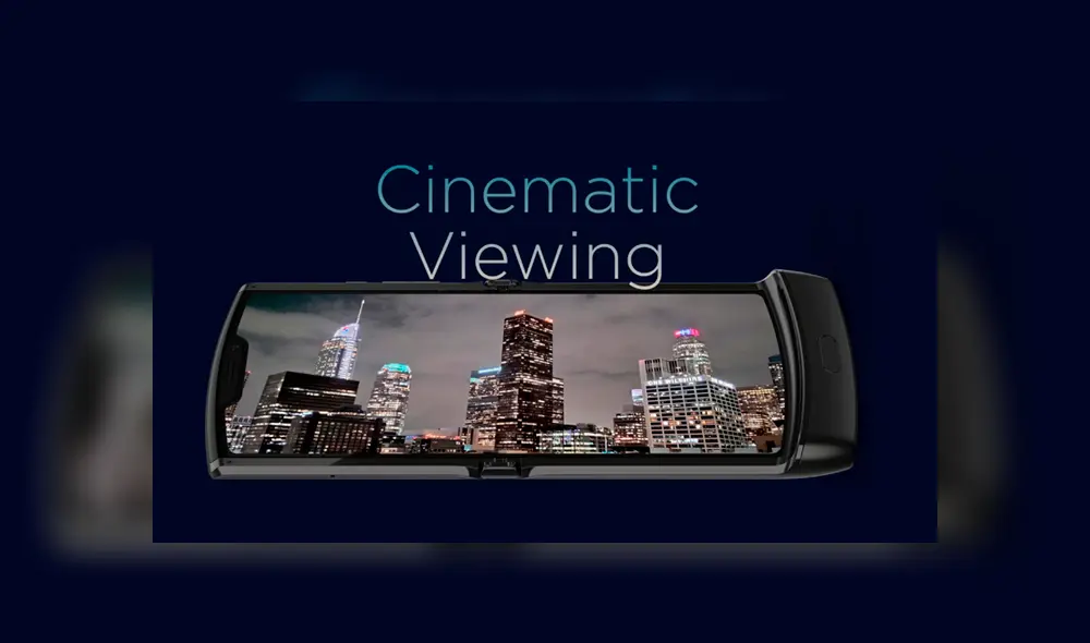 La pantalla flexible cuenta con tecnología Cinemavision para ofrecer videos en formato de cine. La pantalla flexible cuenta con tecnología Cinemavision para ofrecer videos en formato de cine.