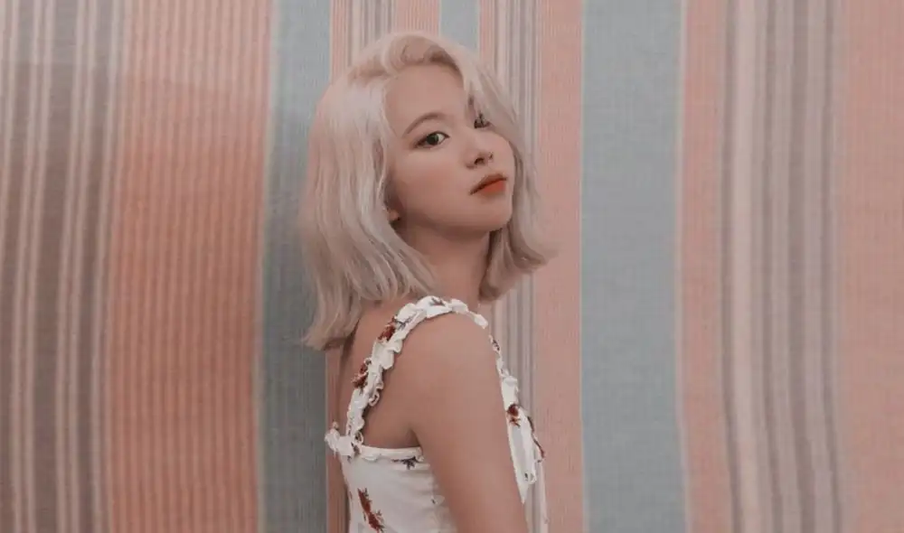 El nombre completo de la artista de TWICE es Son Chaeyoung. Foto: JYP Entertainment