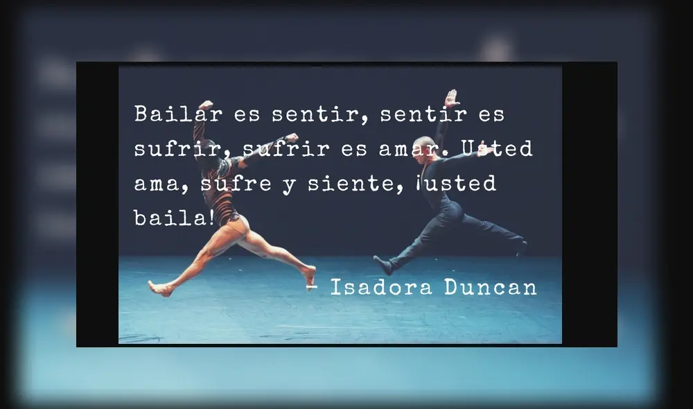 Frases para inspirarte por el Día Internacional de la Danza.