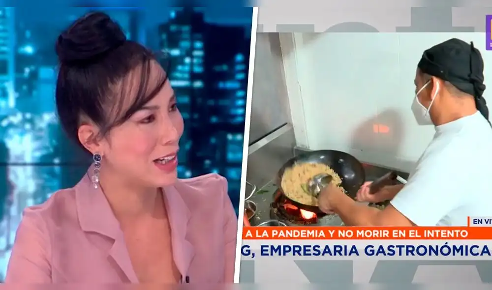 La empresaria por la impotencia de no poder ayudar a todos los que le piden trabajo. Foto: captura Latina La empresaria por la impotencia de no poder ayudar a todos los que le piden trabajo. Foto: captura Latina