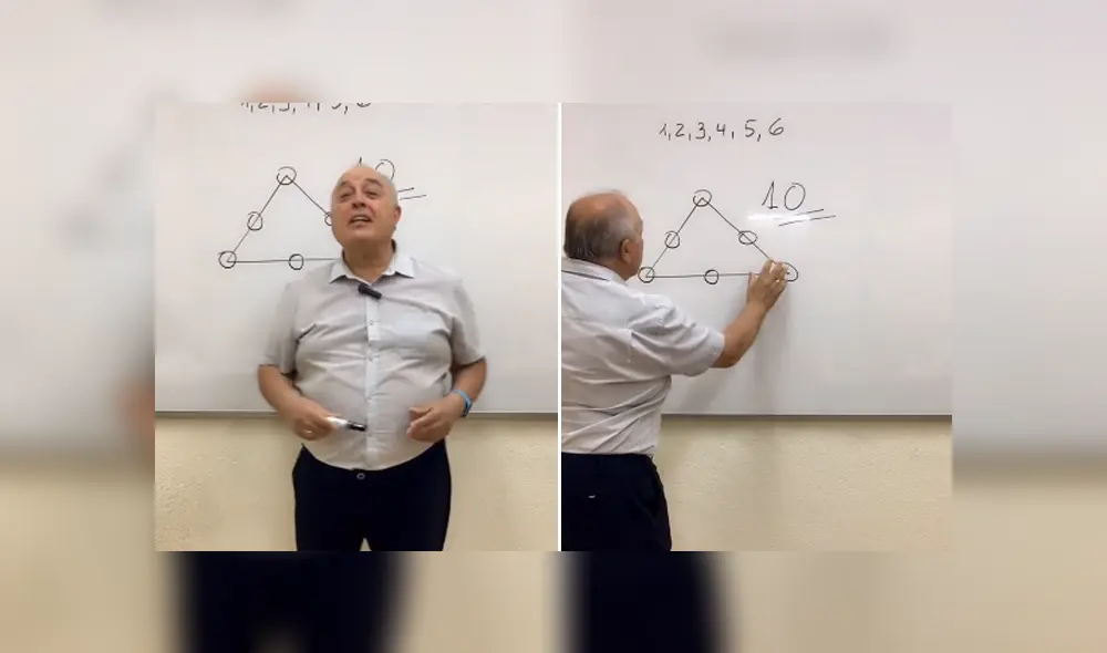 Este desafío fue planteado por el profesor español Carlos Maxi. Foto: TikTok