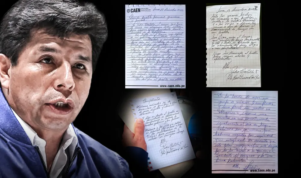 Cuatro misivas ha escrito el expresidente durante su detención, cada una con diferentes motivaciones y mensajes. Foto: Composición Fabrizio Oviedo Cuatro misivas ha escrito el expresidente durante su detención, cada una con diferentes motivaciones y mensajes. Foto: Composición Fabrizio Oviedo