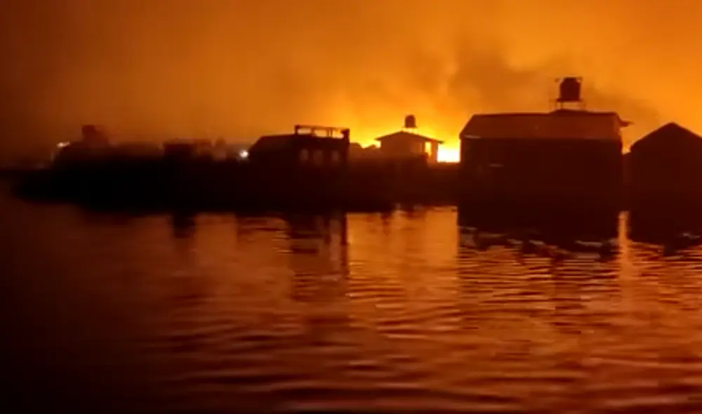 incendio uros puno incendio uros puno