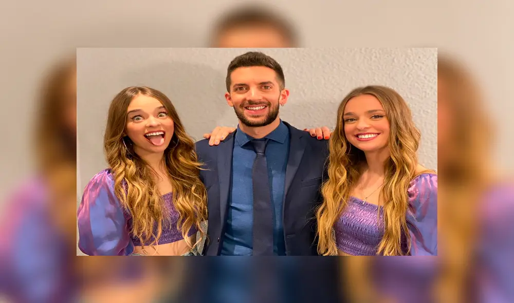 Al final del programa, las gemelas se tomaron la respectiva fotografía con David Broncano. Foto: Difusión.