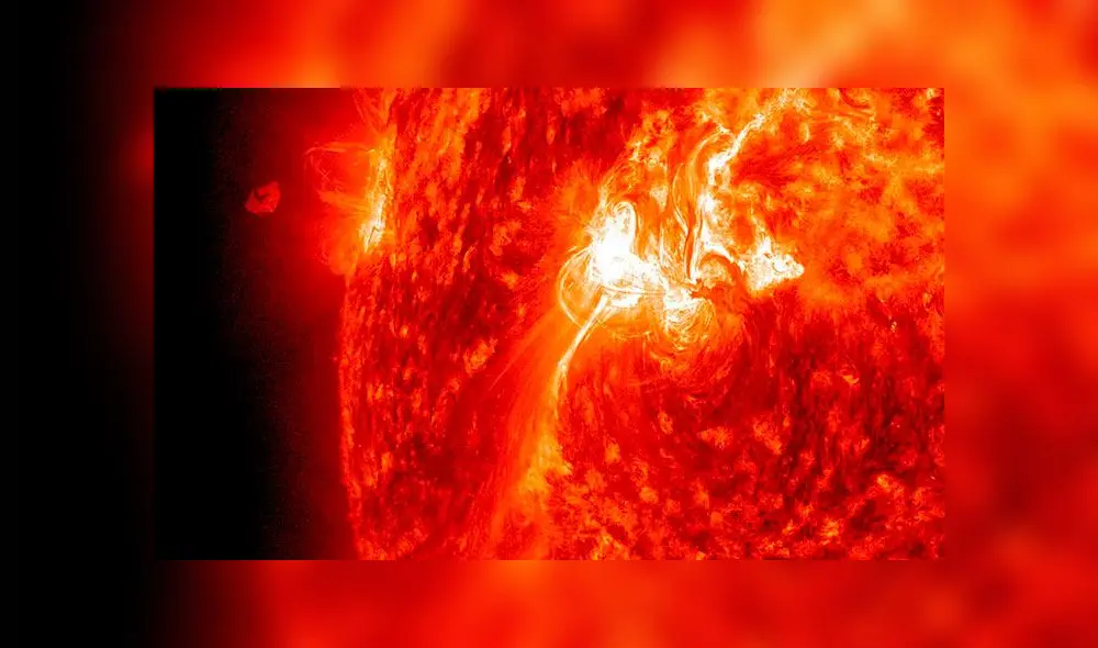 El Sol se convertirá en una gigante roja y crecerá hasta alcanzar la órbita de la Tierra. Imagen: NASA.