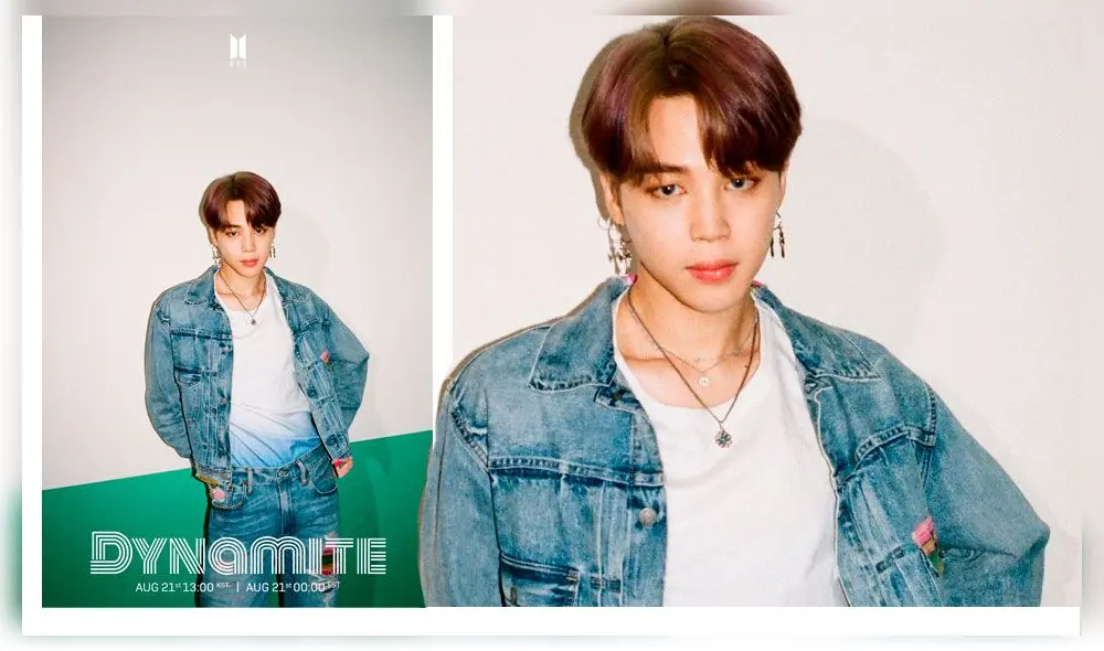 BTS: Jimin en photo teaser single "Dynamite". Crédito: Big Hit Entertainment