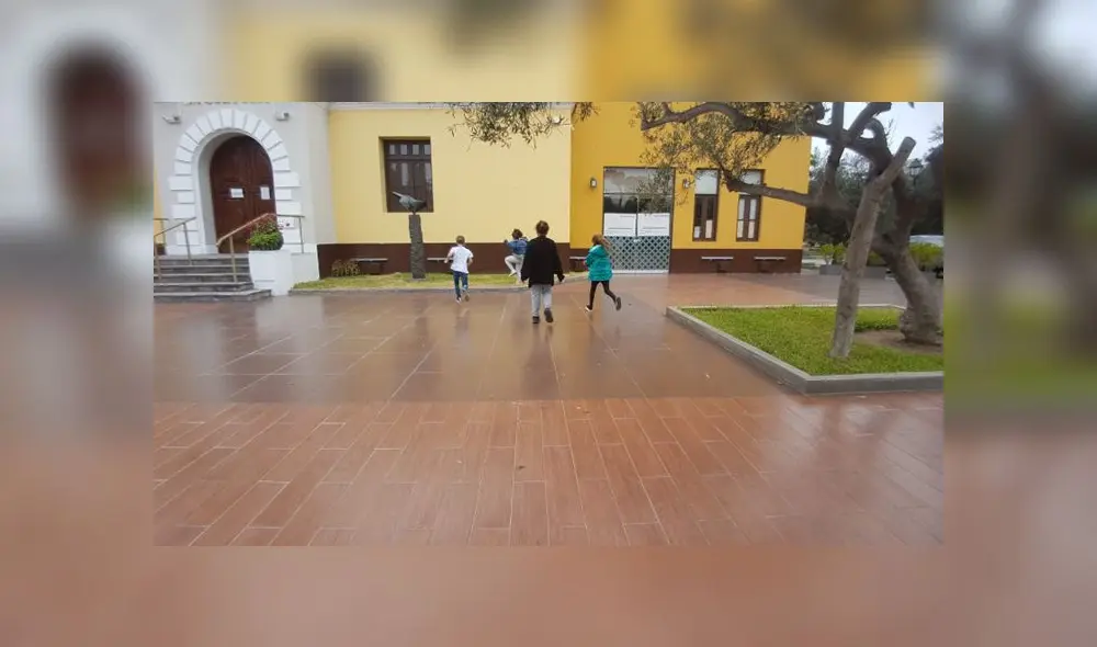 Menores de 14 años circulan por parques en San Isidro. (Foto: Grace Mora / GLR - URPI)