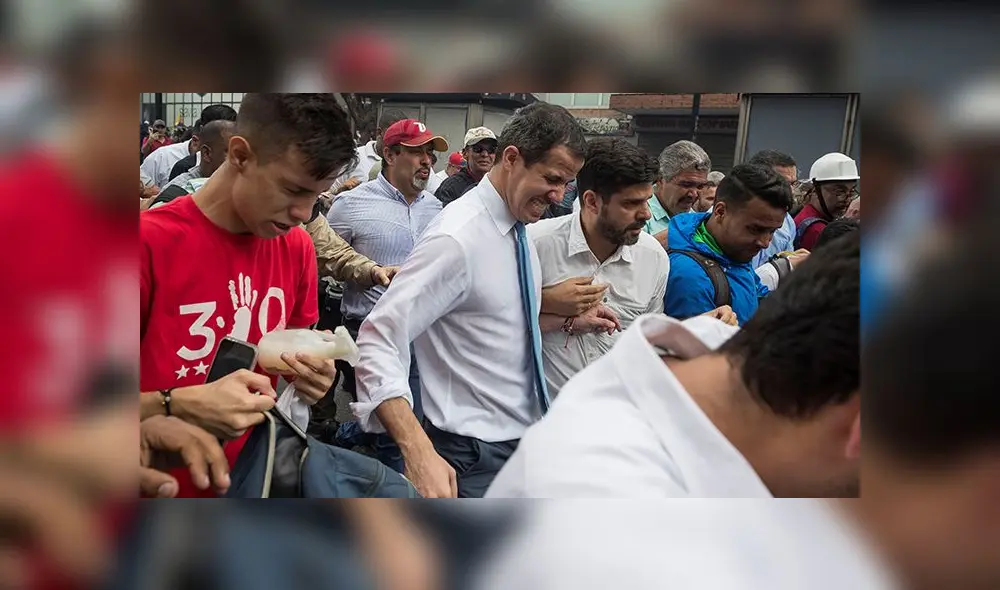 Marcha convocada por Guaidó es reprimida con gases lacrimógenos [VIDEO]