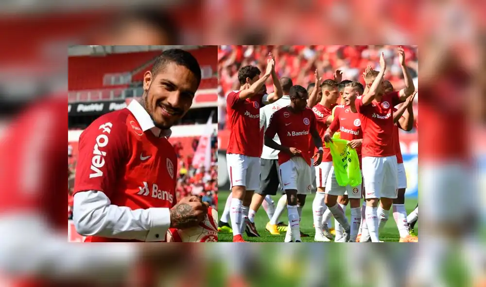 El emotivo apoyo de jugador de Inter de Porto Alegre a Paolo Guerrero