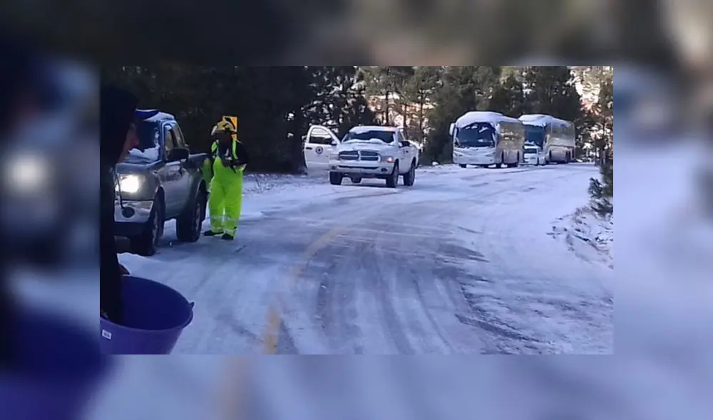 La CEPC pronostica nieve del Frente Frío 35 y 36 en el Estado de Chihuahua. Foto: difusión.