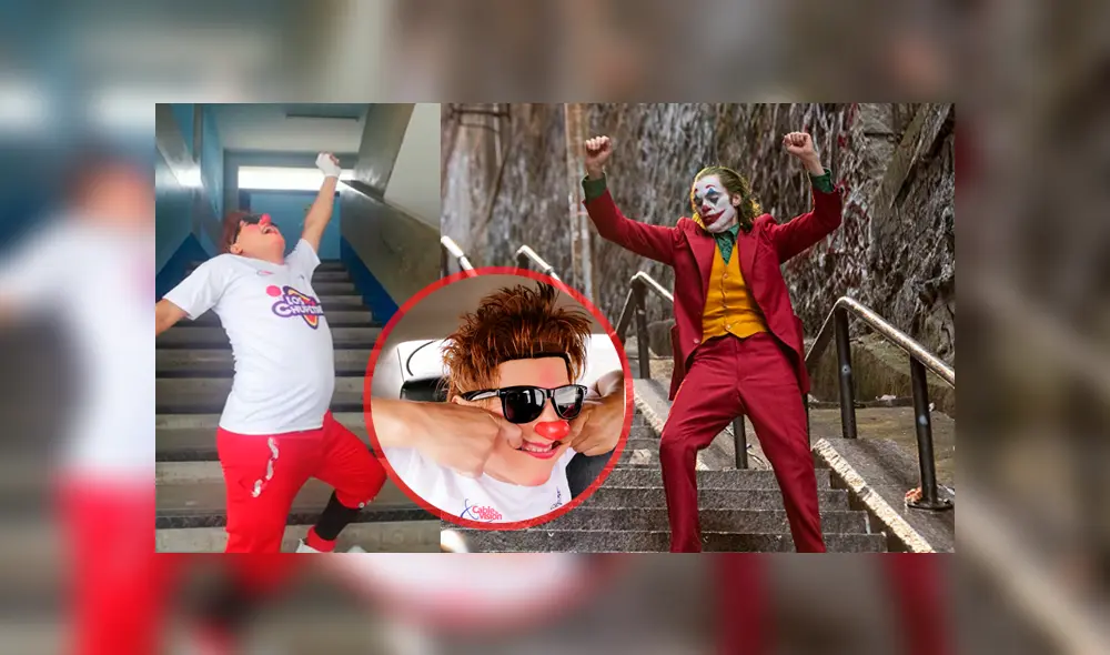 Desliza las imágenes para ver a Chupetín Trujillo bailar como el ‘Joker’ de Joaquin Phoenix. Foto: Captura/Facebook Desliza las imágenes para ver a Chupetín Trujillo bailar como el ‘Joker’ de Joaquin Phoenix. Foto: Captura/Facebook
