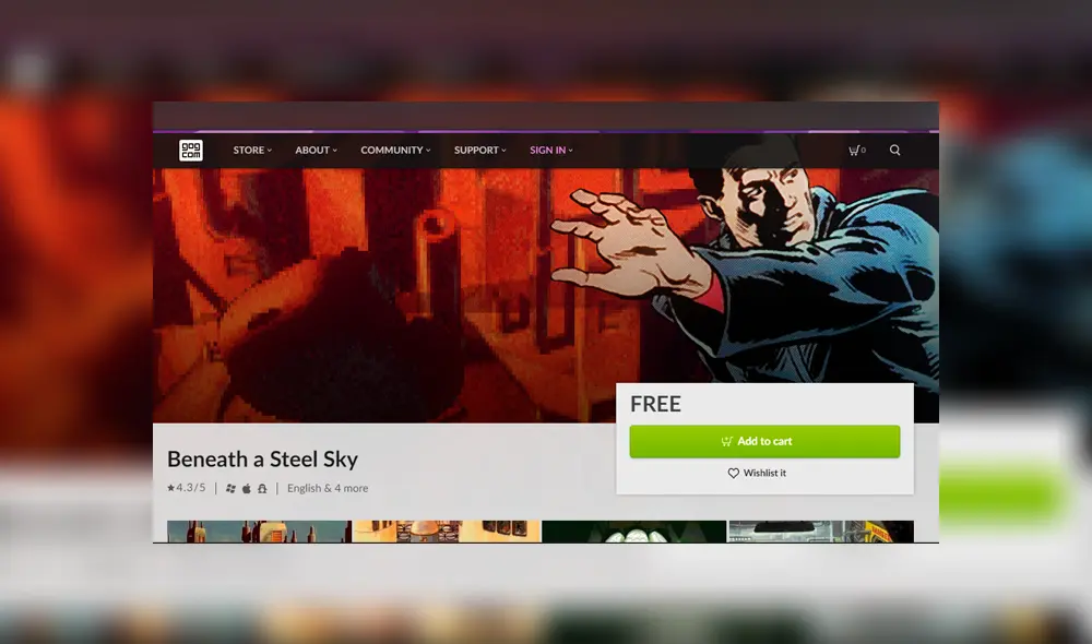 Nuestra recomendación: Beneath a Steel Sky.