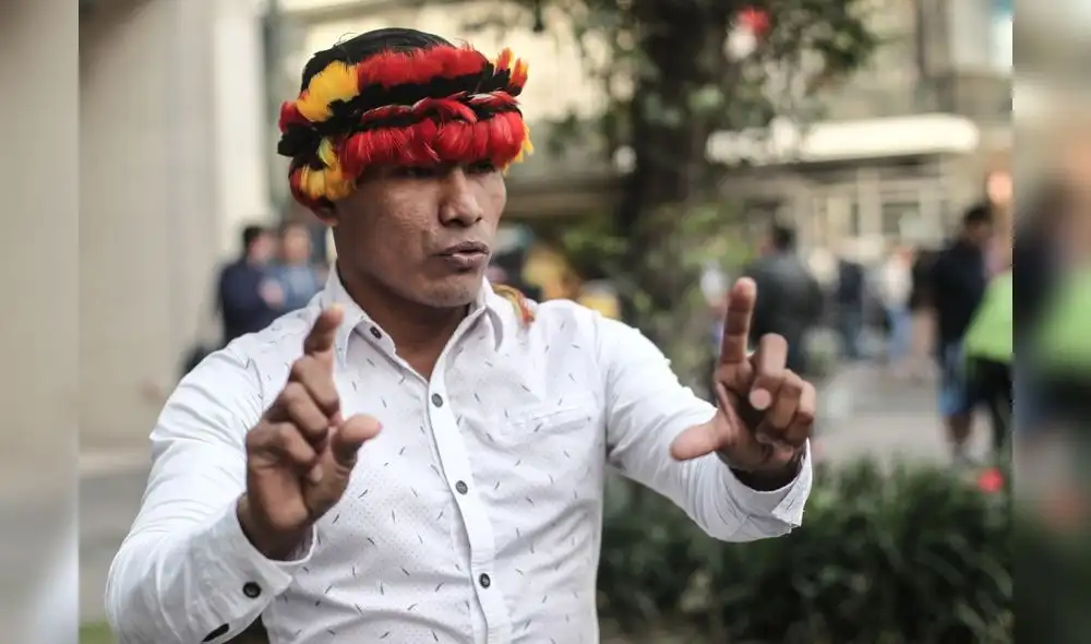 Apu Adolfo Torres, del pueblo Wampis, provincia Datem del Marañón. Apu Adolfo Torres, del pueblo Wampis, provincia Datem del Marañón.