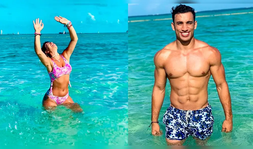 Said Palao enciende Instagram con los ‘bikinazos’ de su novia Macarena Vélez