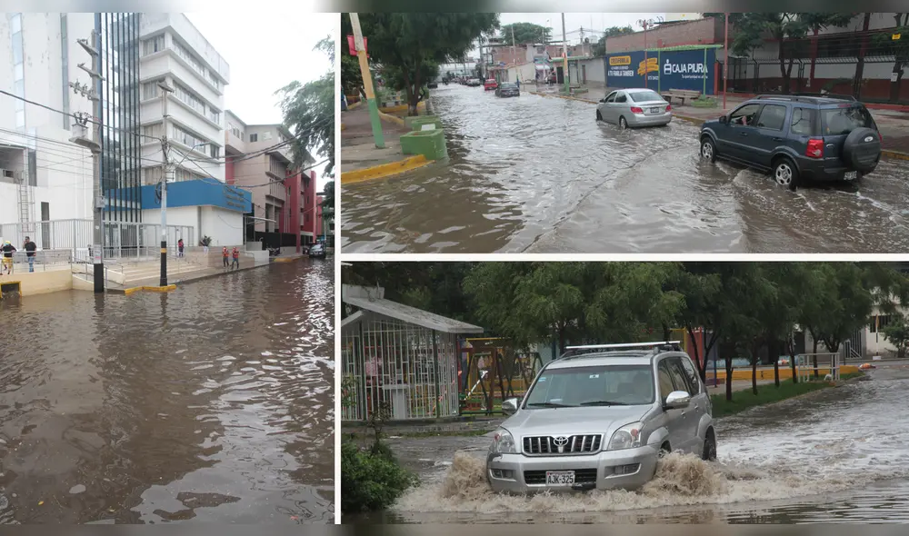 Lluvias inundan calles de Piura. Lluvias inundan calles de Piura.