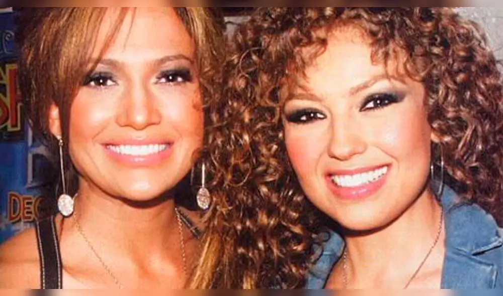 Jennifer Lopez le regaló zapatos de su marca a Thalía . Foto: Instagram Jennifer Lopez le regaló zapatos de su marca a Thalía . Foto: Instagram