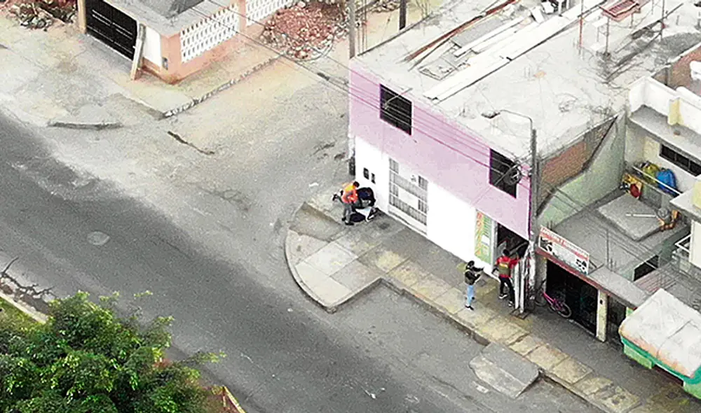 PNP en plena detención