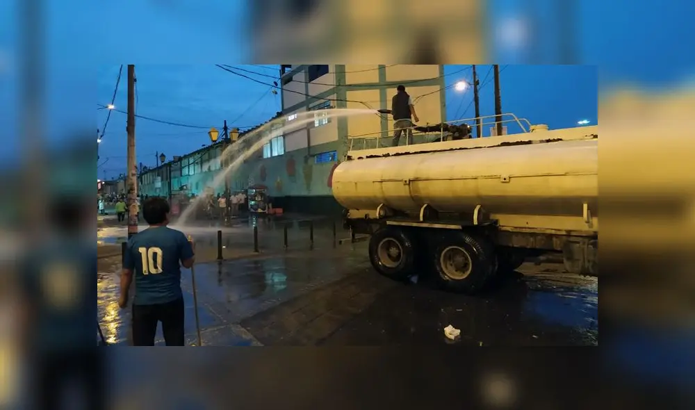 Los trabajos iniciaron durante la madrugada. Foto: URPI-GLR. Los trabajos iniciaron durante la madrugada. Foto: URPI-GLR.