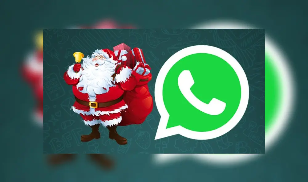 Stickers de Navidad de WhatsApp.