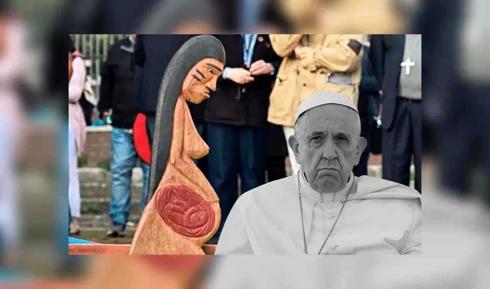 El papa Francisco recibió las estatuillas a principios de octubre del 2019. El papa Francisco recibió las estatuillas a principios de octubre del 2019.