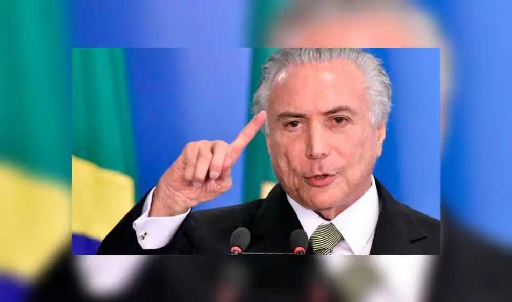 Brasil: Michel Temer anuncia que irá por la reelección