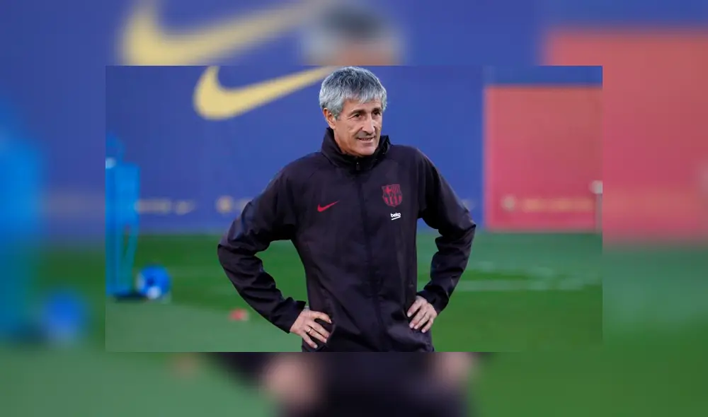 Quique Setién afrontará la semana más complicada desde que llegó al Barcelona. Foto: Difusión.