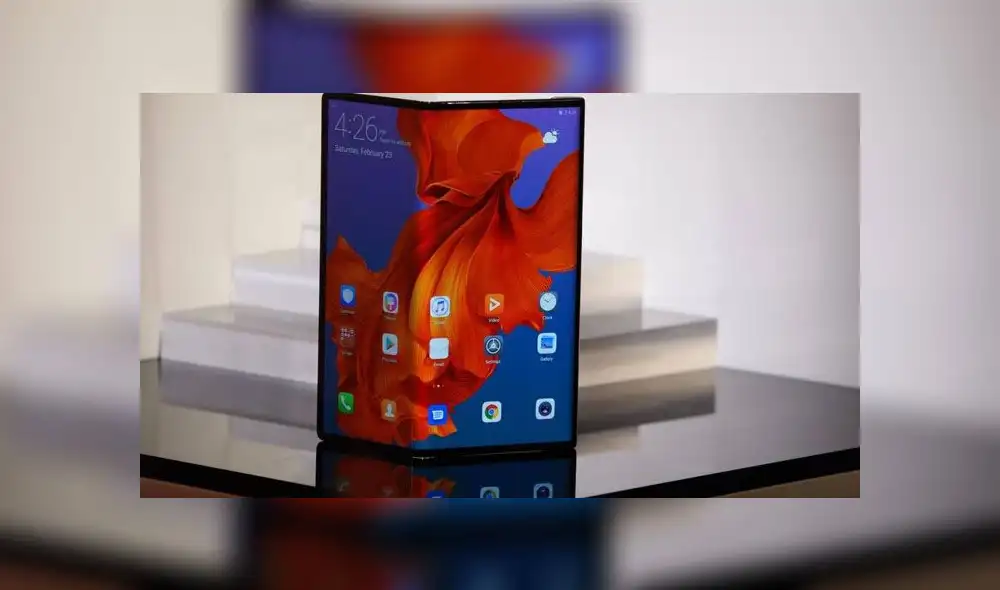 Huawei Mate X se filtra en un video de YouTube. Huawei Mate X se filtra en un video de YouTube.