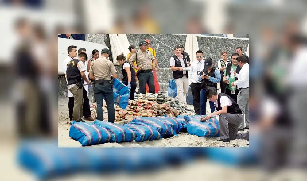 Narcos llevaban media tonelada de droga hacia Chile en una lancha