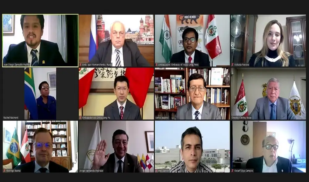 'El papel de los BRICS en el mundo–posibilidades de cooperación con socios latinoamericanos' fue un evento realizado recientemente. Foto: embajada de Rusia en Perú 'El papel de los BRICS en el mundo–posibilidades de cooperación con socios latinoamericanos' fue un evento realizado recientemente. Foto: embajada de Rusia en Perú