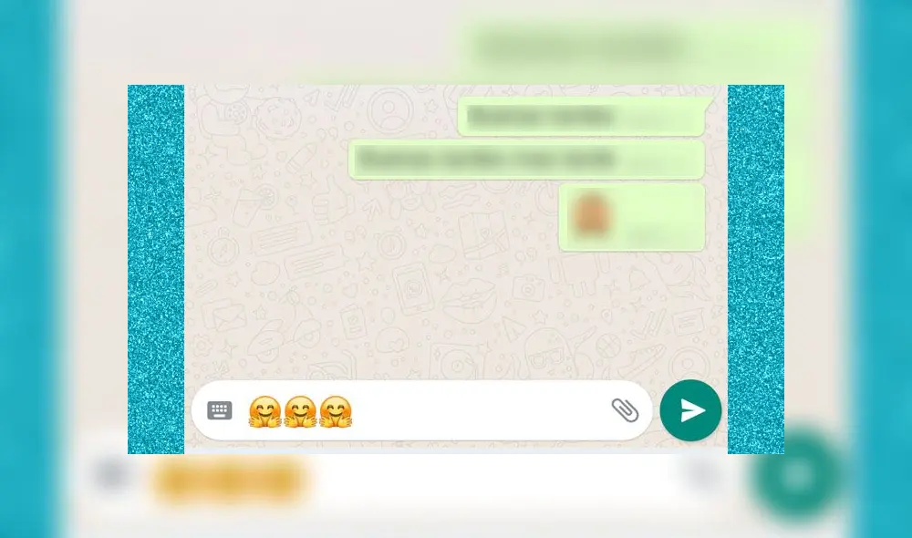 El emoji de la 'carita abrazada' es muy popular entre los usuarios de WhatsApp. El emoji de la 'carita abrazada' es muy popular entre los usuarios de WhatsApp.