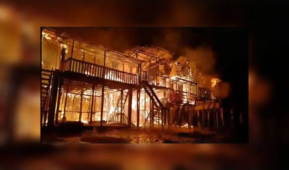 Loreto: incendio en Iquitos deja 800 damnificados Loreto: incendio en Iquitos deja 800 damnificados