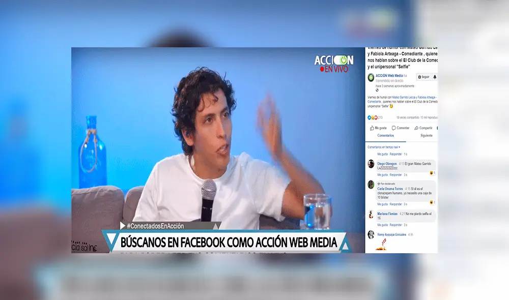 Facebook: Mateo Garrido Lecca desata hilarantes comentarios al anunciar su entrevista [FOTOS]