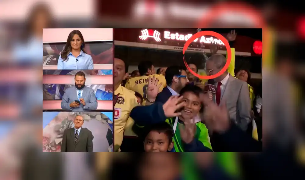 Periodista deportivo es víctima de agresión durante transmisión en vivo [VIDEO]