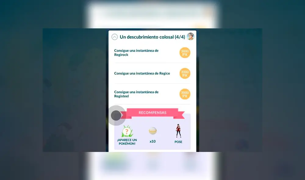 Estas son todas las misiones del evento para capturar a Regigigas en Pokémon GO. Estas son todas las misiones del evento para capturar a Regigigas en Pokémon GO.