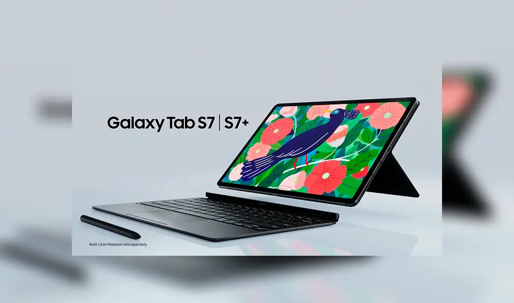 Las Galaxy Tab S7 y S7+ se lanzarán en Perú el 21 de agosto de 2020. Foto: Samsung.