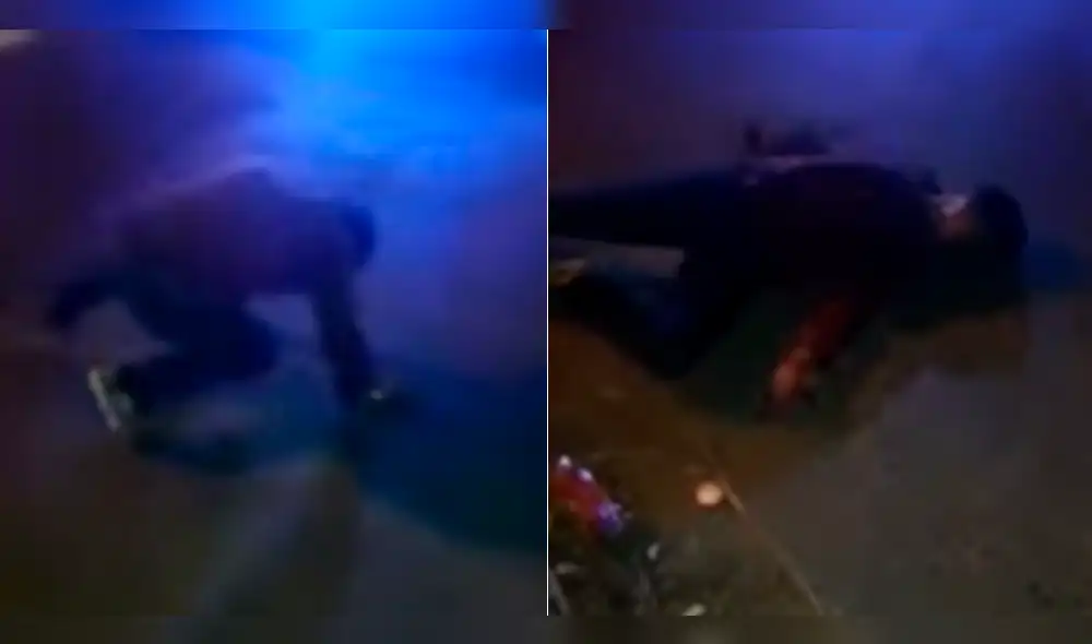 YouTube: policías aterrados por un hombre "poseído" en la calle [VIDEO]