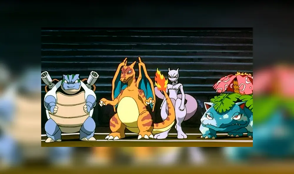 Mewtwo crea el clon de Charizard, Blastoise y Venusaur en la película de Pokémon. Mewtwo crea el clon de Charizard, Blastoise y Venusaur en la película de Pokémon.